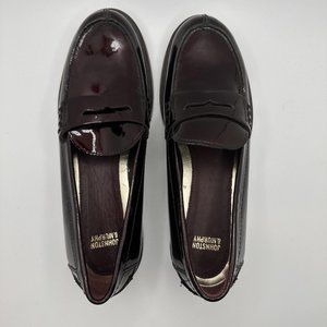 Women's Johnston and Murphy Burgundy Loafers